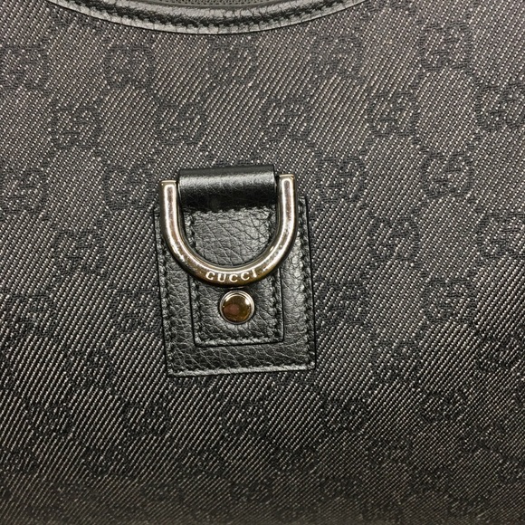 Authentic Gucci Abbey hobo bag black canvas - Picture 3 of 16